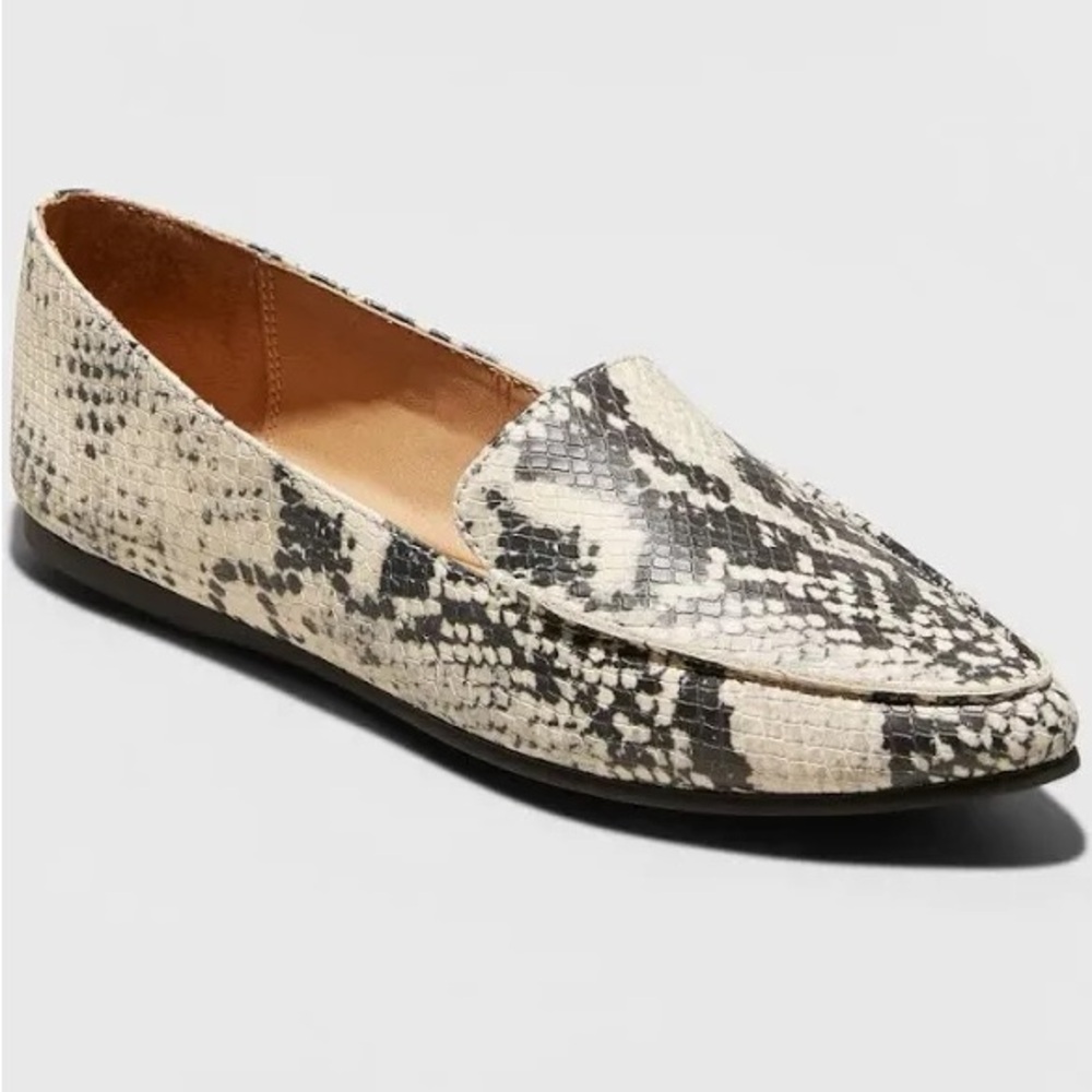 A New Day Micah Snakeskin Flats
